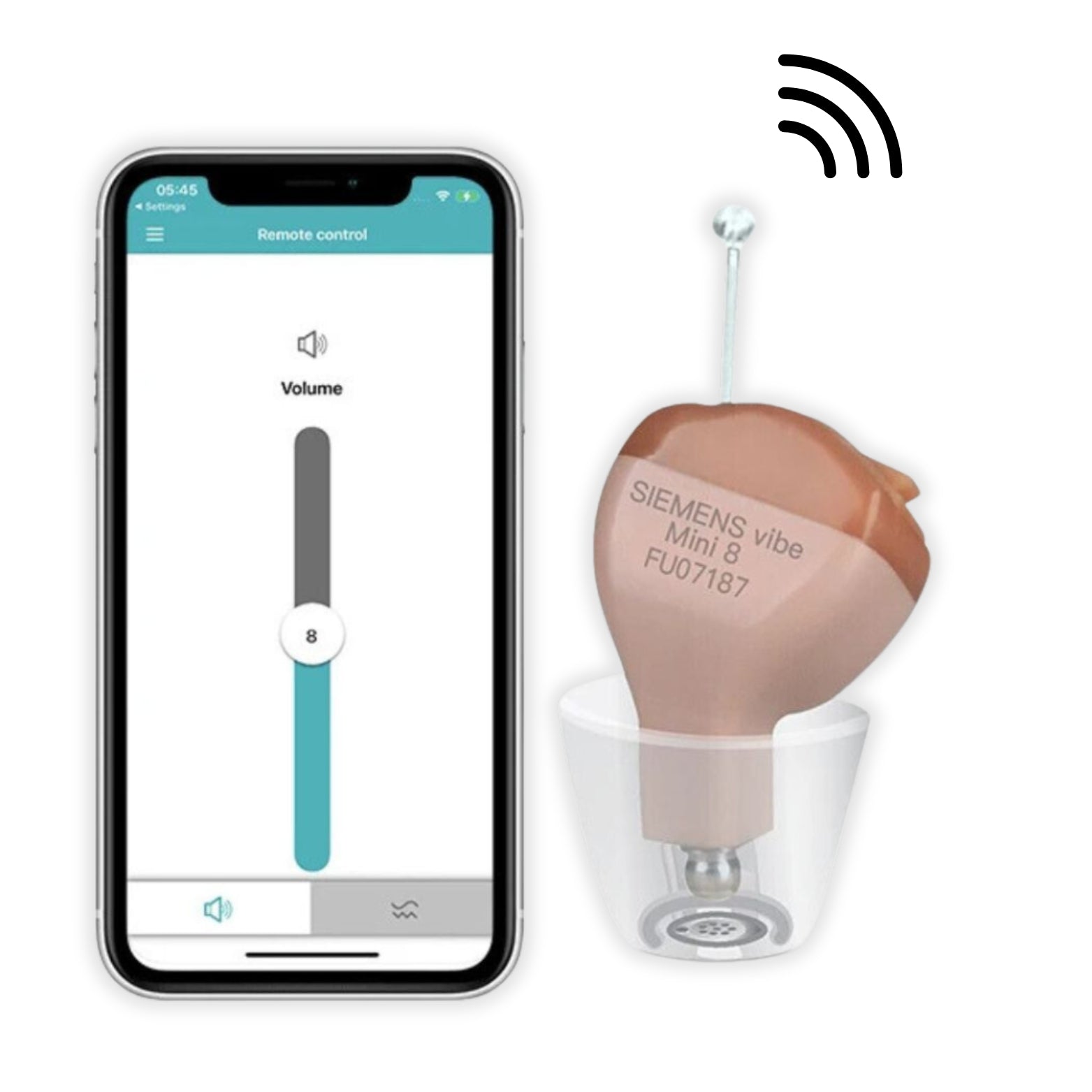 HeaSouls ITC Mini Invisible Hearing Aids (App Controlled)