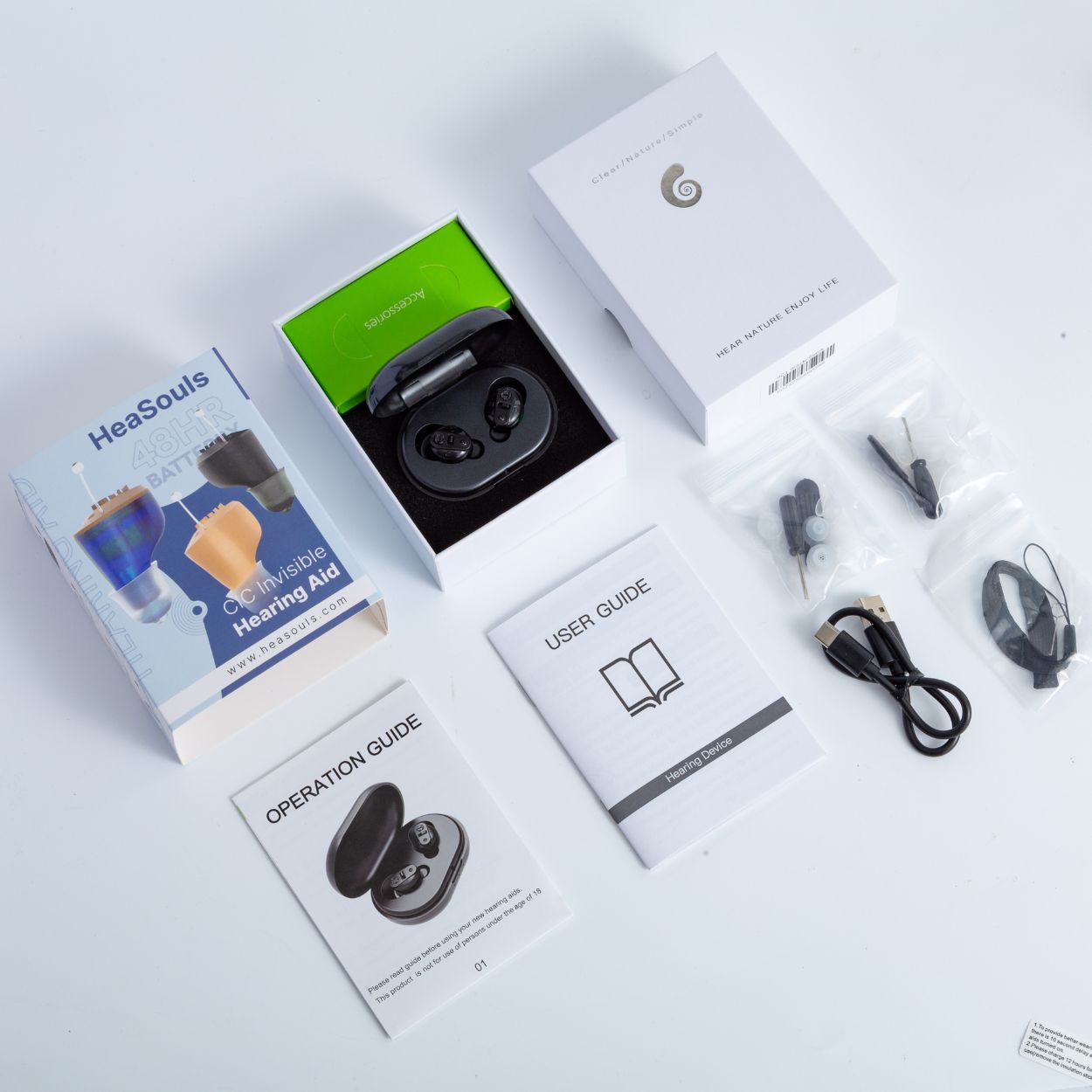 HeaSouls™ CIC Invisible Hearing Aids (Pair Of 2)