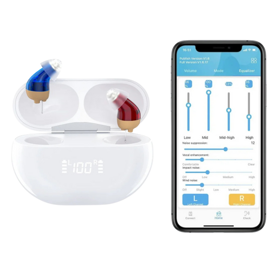 HeaSouls™ Micro CIC Hearing Aids (App Controlled)